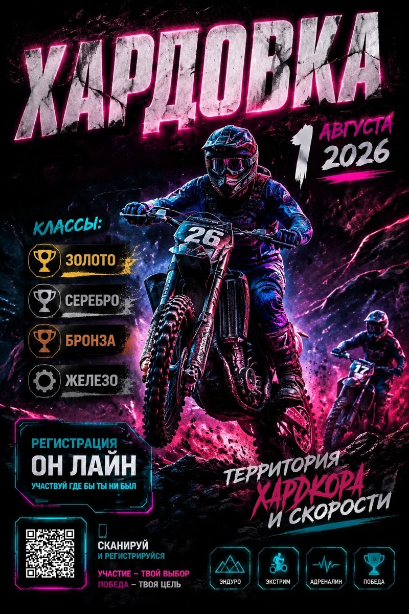 I-й Этап Чемпионата Республики по Эндуро - Хардовка 4/0